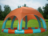 Family Size Kids Inflatable Pools With Tent Cover