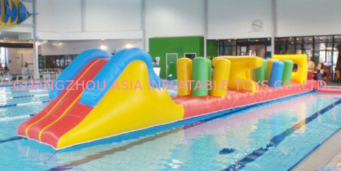 Indoor Swimming Pool Games, Inflatable Obstacle Course For Sale